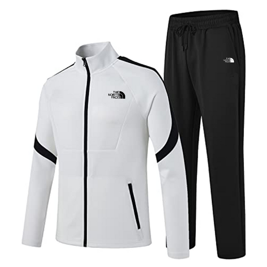 Men's Long Sleeve Casual Full Zip Running Sportswear Suit