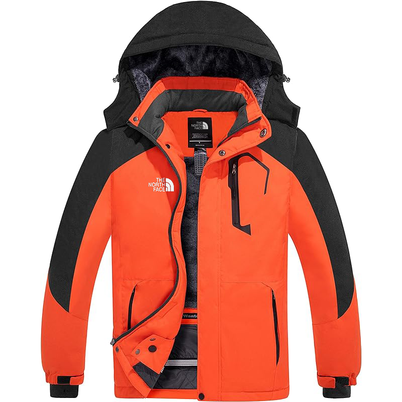 Mountain Waterproof Ski Jacket Windproof Raincoat Warm Hooded Jacket