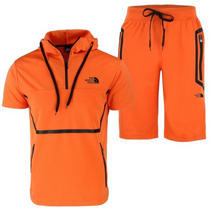 Men's Short-Sleeve Full Zip Hoodie