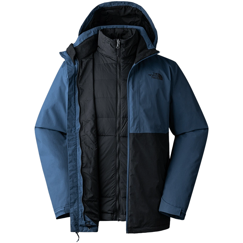 Goose down lined waterproof 3-in-1 jacket