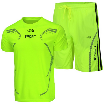 Men's Sport Basketball Shorts & T-Shirt Set